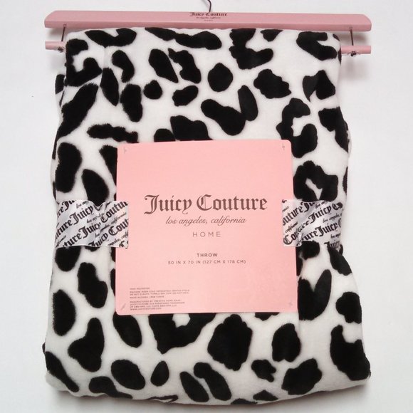 Juicy Couture Other - Juicy Couture Oversized Throw Blanket Fleece Plush